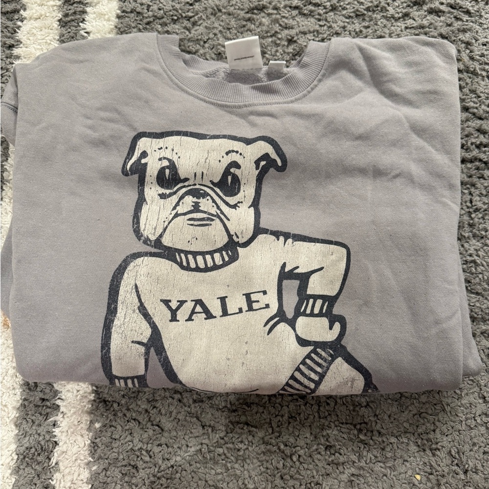 Yale University Gray Crewneck